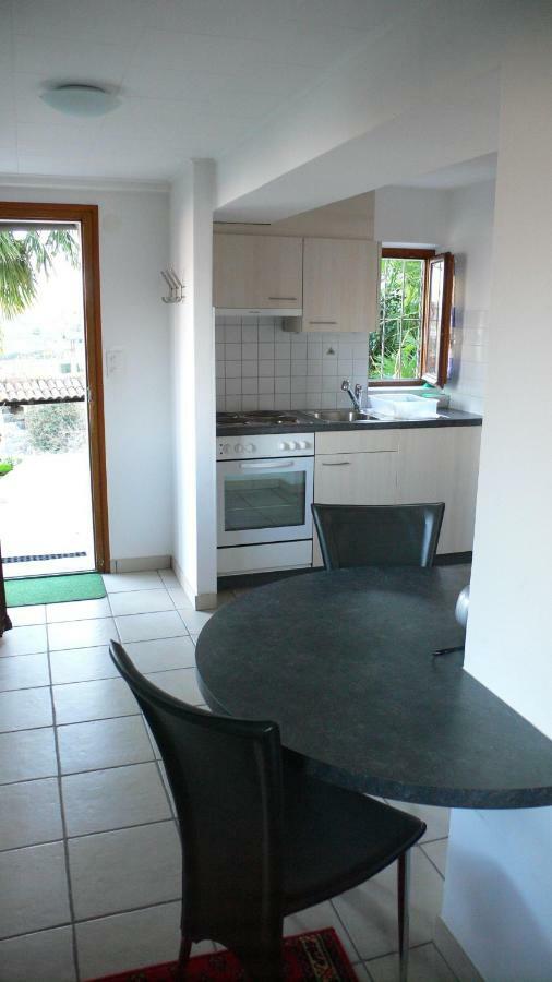Casa Petra 1 1/2 Zi, Orgnana 83 Apartment Gambarogno Bagian luar foto
